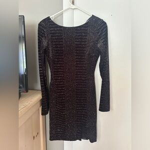 black and gold dress